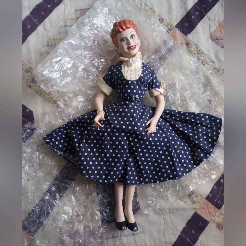 I Love Lucy porcelain doll